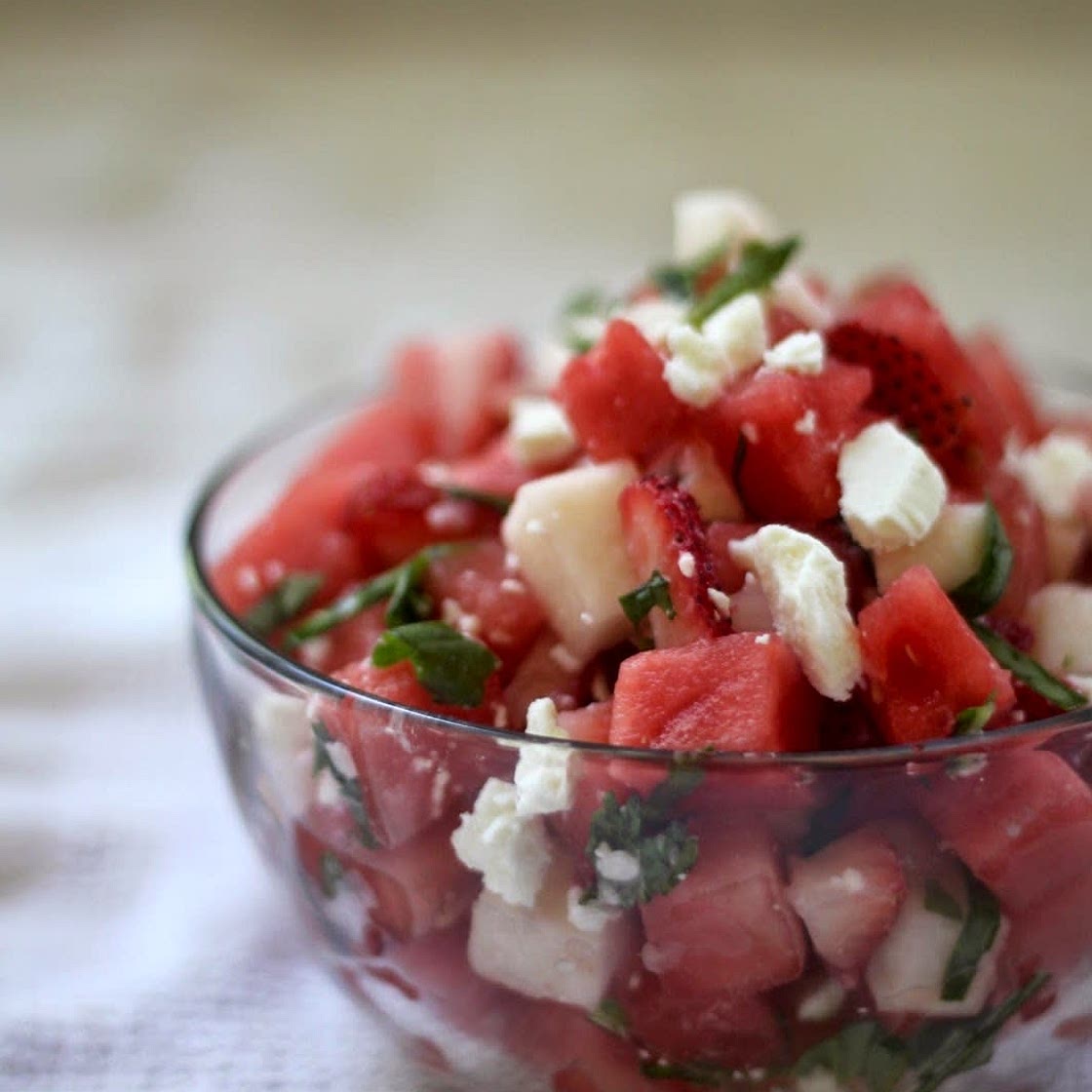WATERMELON SALAD w/ BALSAMIC REDUCTION