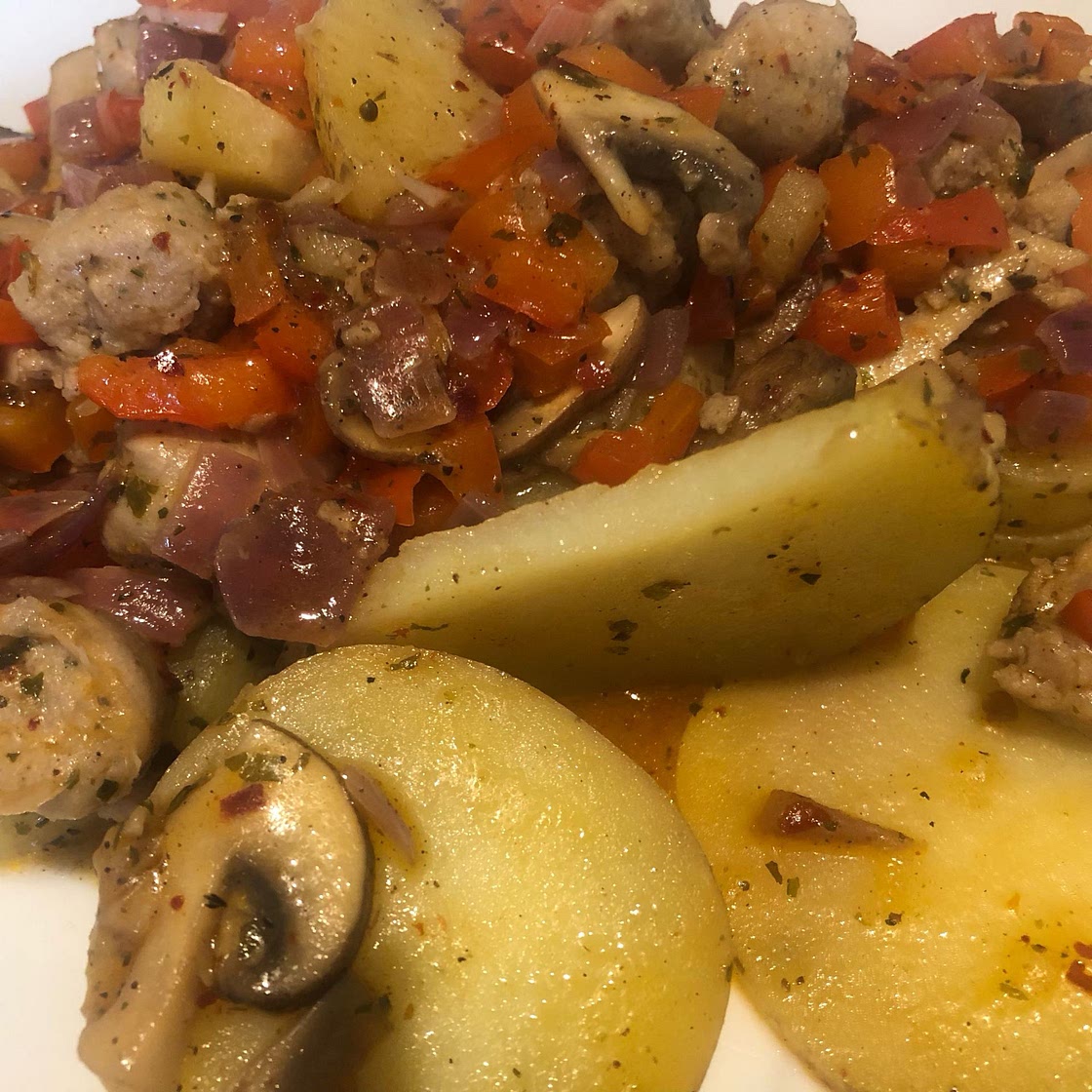20-Minute Smoked Sausage and Potato Skillet