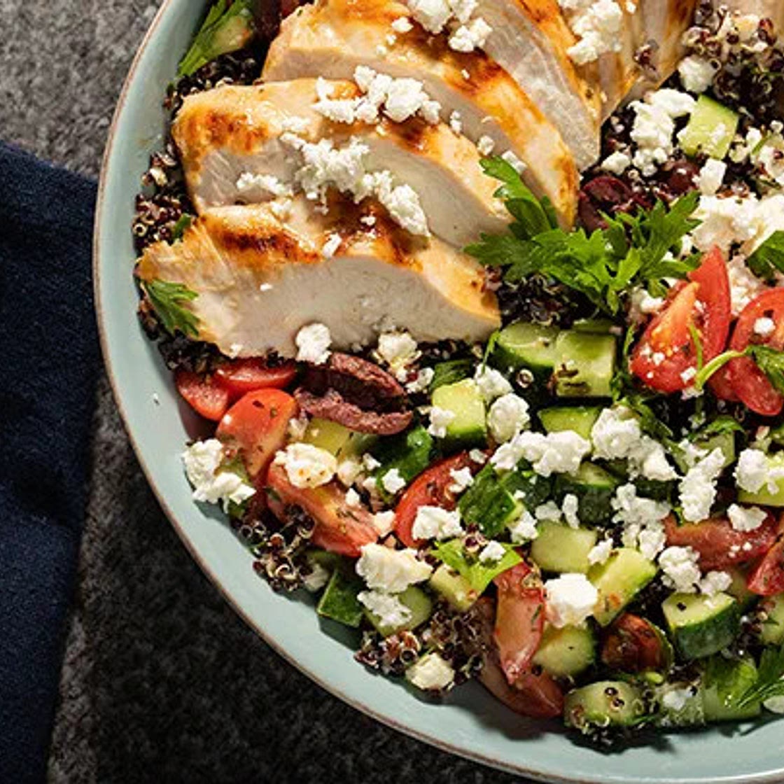 Quinoa Salad with Grilled Chicken