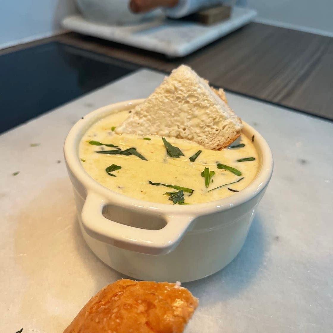 Creamy chicken soup