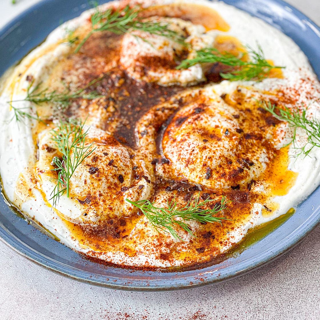 Turkish Eggs (Cilbir) Breakfast