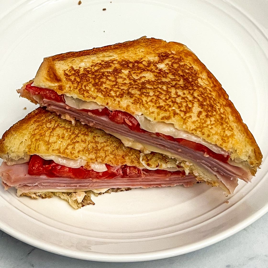 Grilled Ham and Cheese Sandwich -