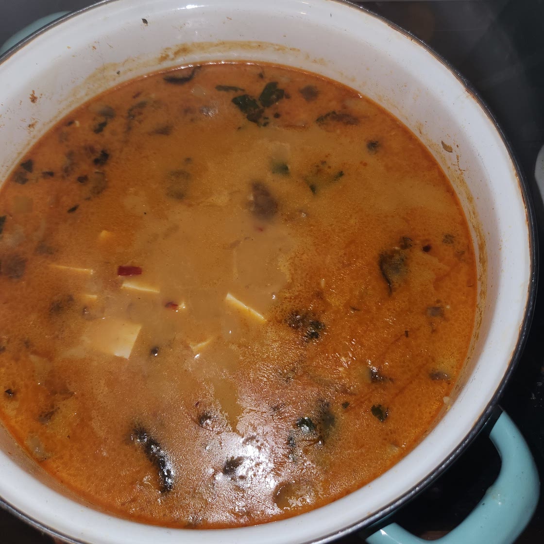Thom kha with tofu