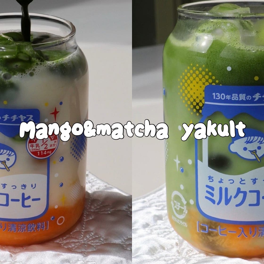 Mango&matcha yakult