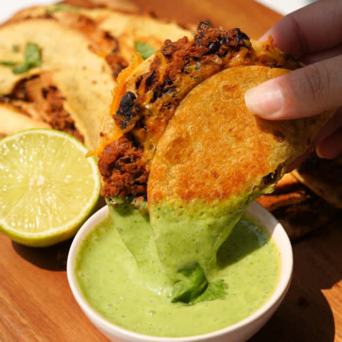 Crispy Black Bean Tacos