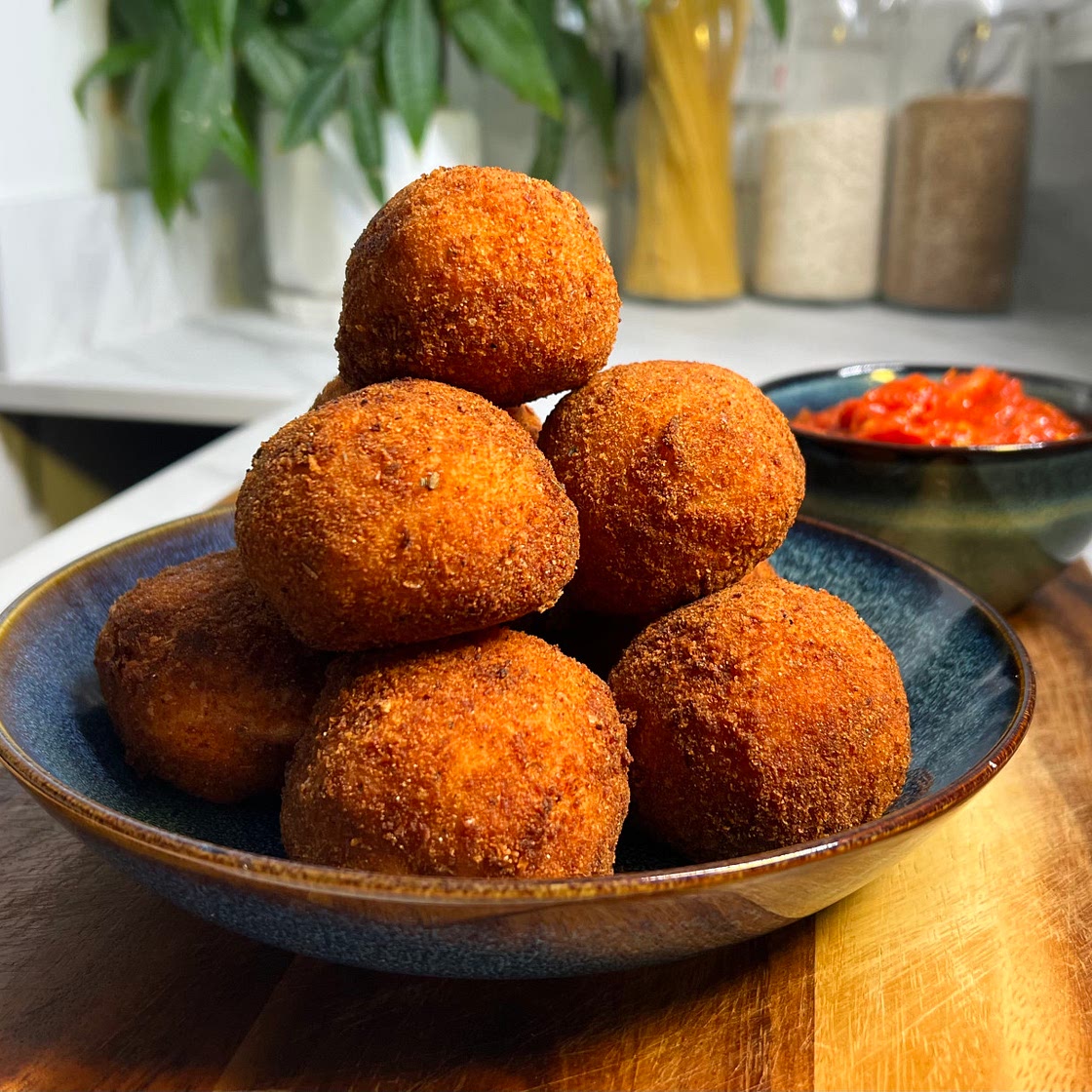 Arancini with Arrabbiata Sauce