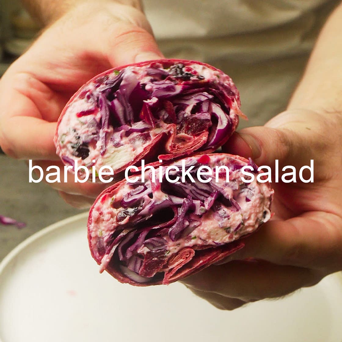 Barbie Chicken Salad Wrap