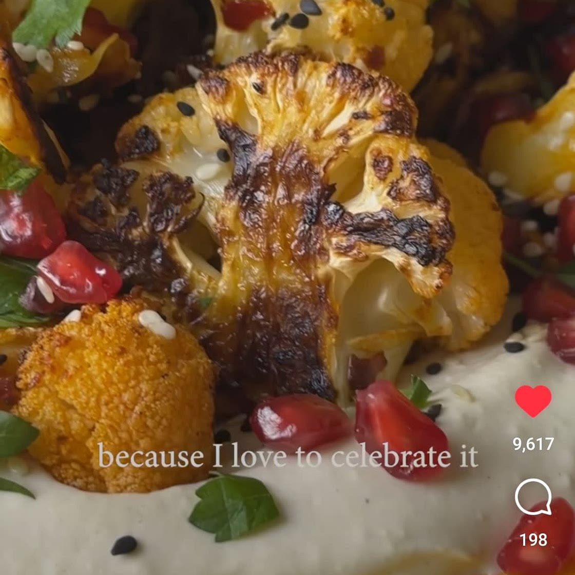 Harissa Roasted Cauliflower with Whipped Tahini