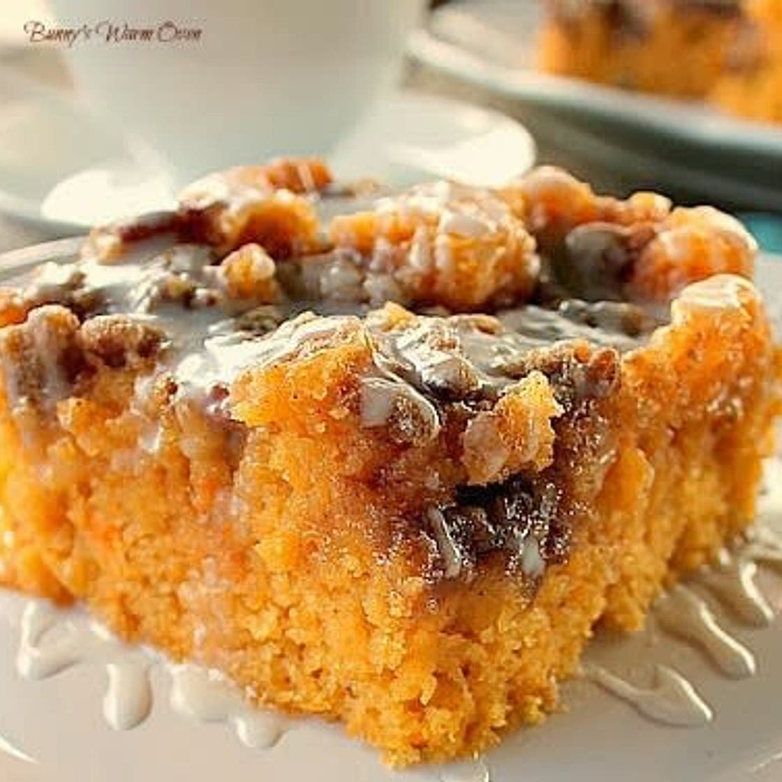 Sweet Potato Cinnamon Roll Cake