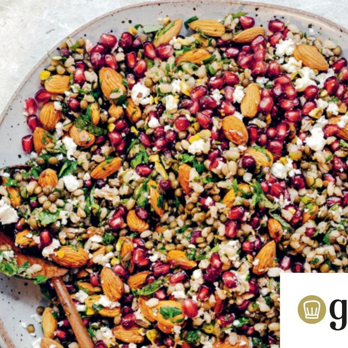 Could this be your new go-to ancient Greek grains salad (with vegan and gluten-free versions)?
