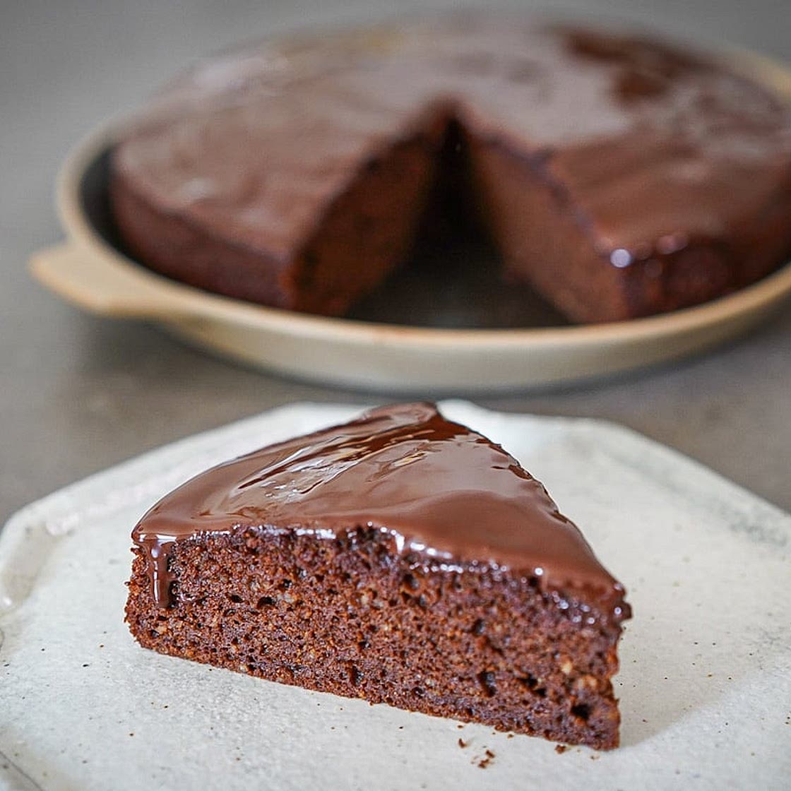 Recette gâteau moelleux chocolat sans beurre au potimarron