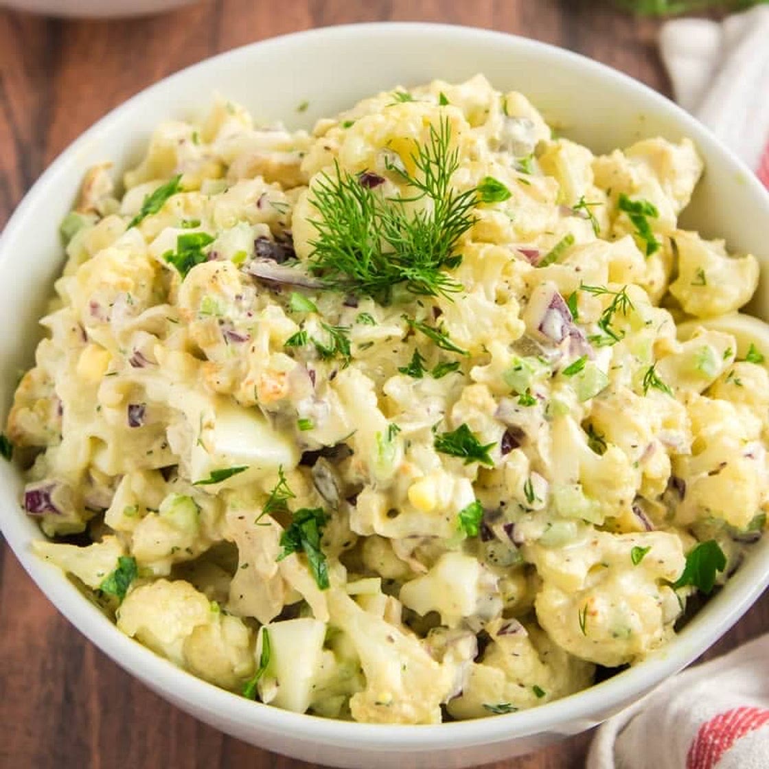Low Carb Cauliflower “Potato” Salad