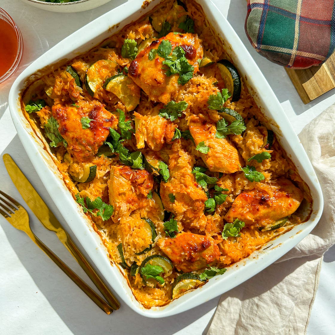 One Pot Hot Honey Chicken and Rice