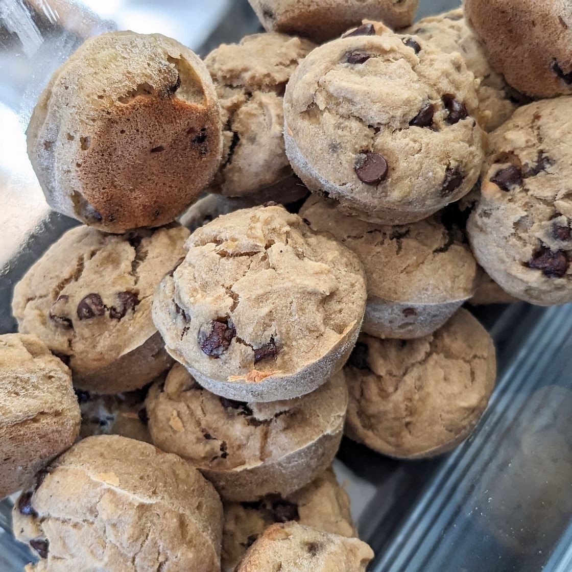 3 Ingredient Banana Oatmeal Muffins (vegan)