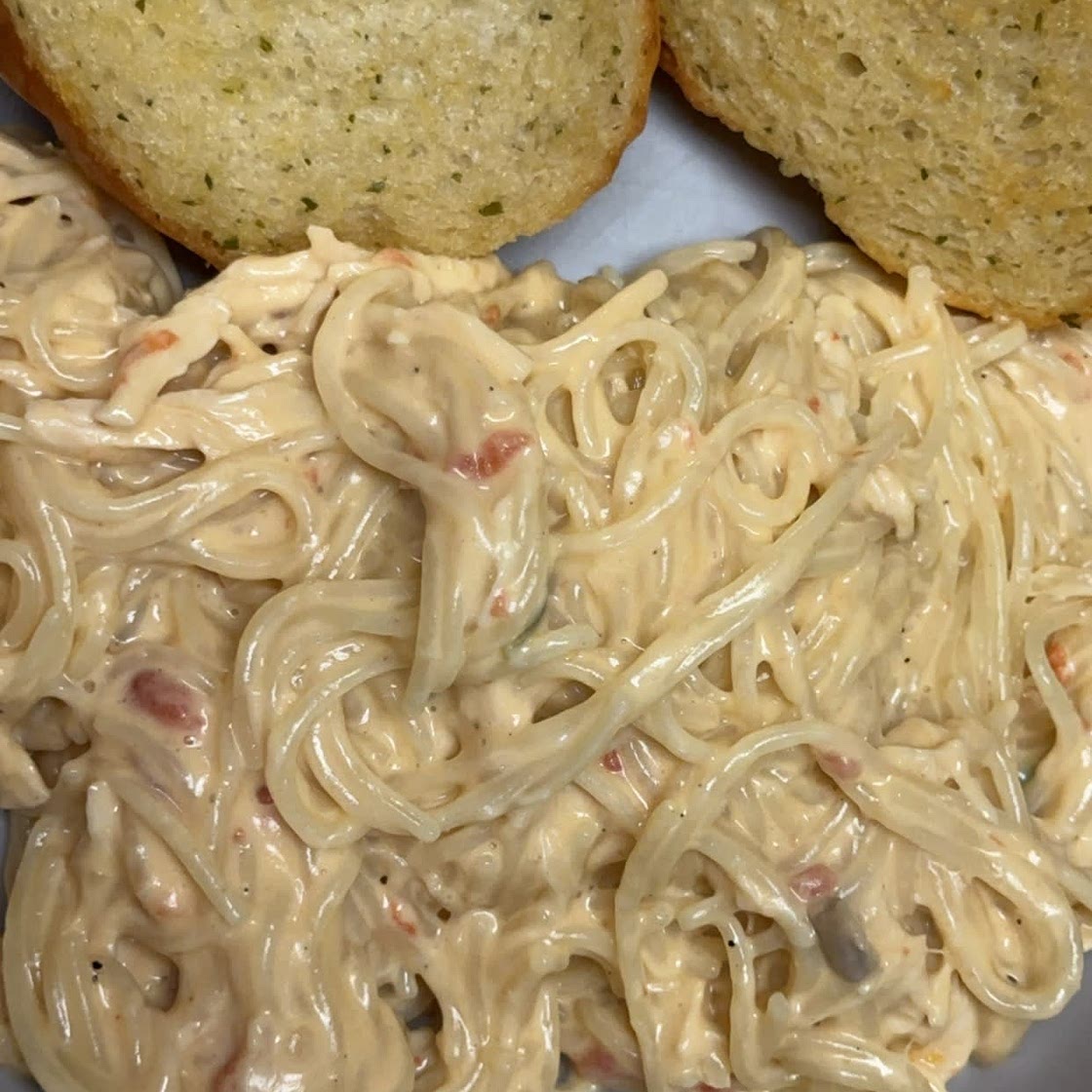 CrockPot Chicken Spaghetti