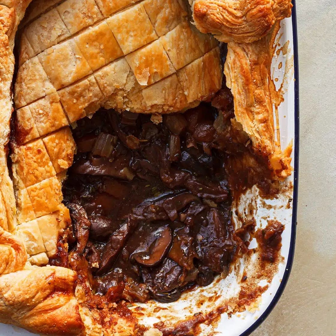 Meaty Mushroom Pie