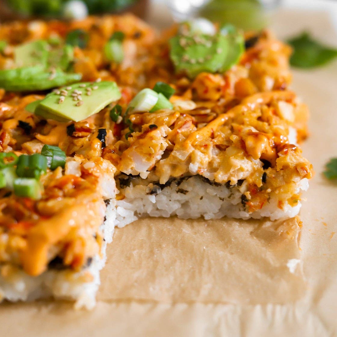 Crispy Sushi Bake Roll