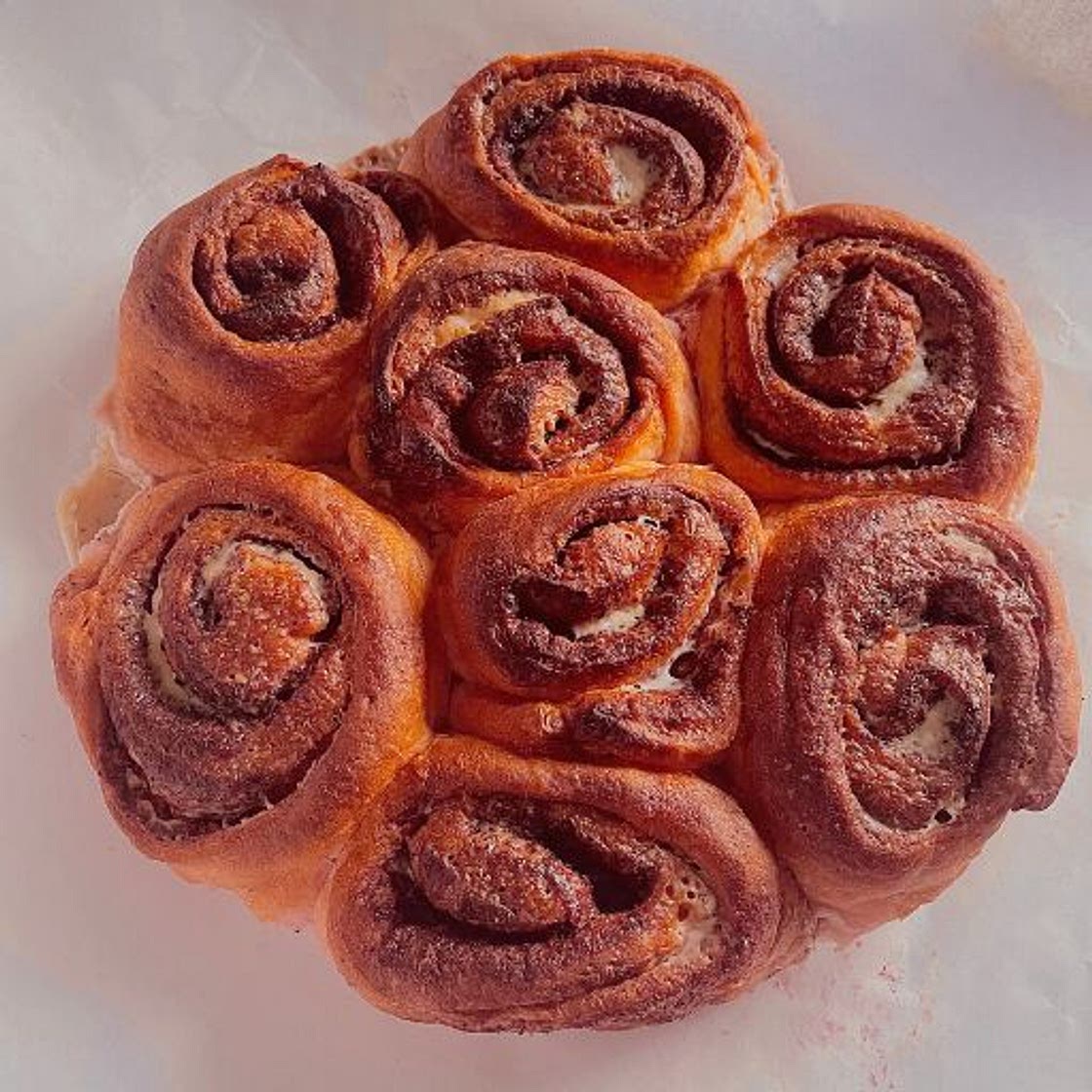 Pink Strawberry Cinnamon Rolls
