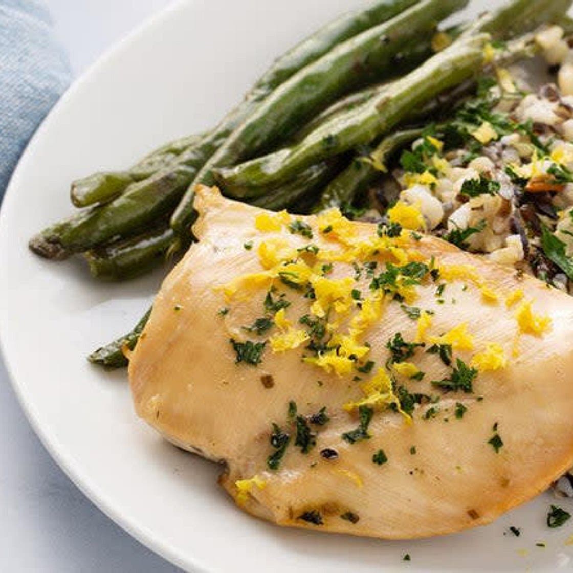 ModifyHealth Herbed Chicken with Wild Rice & Green Beans
