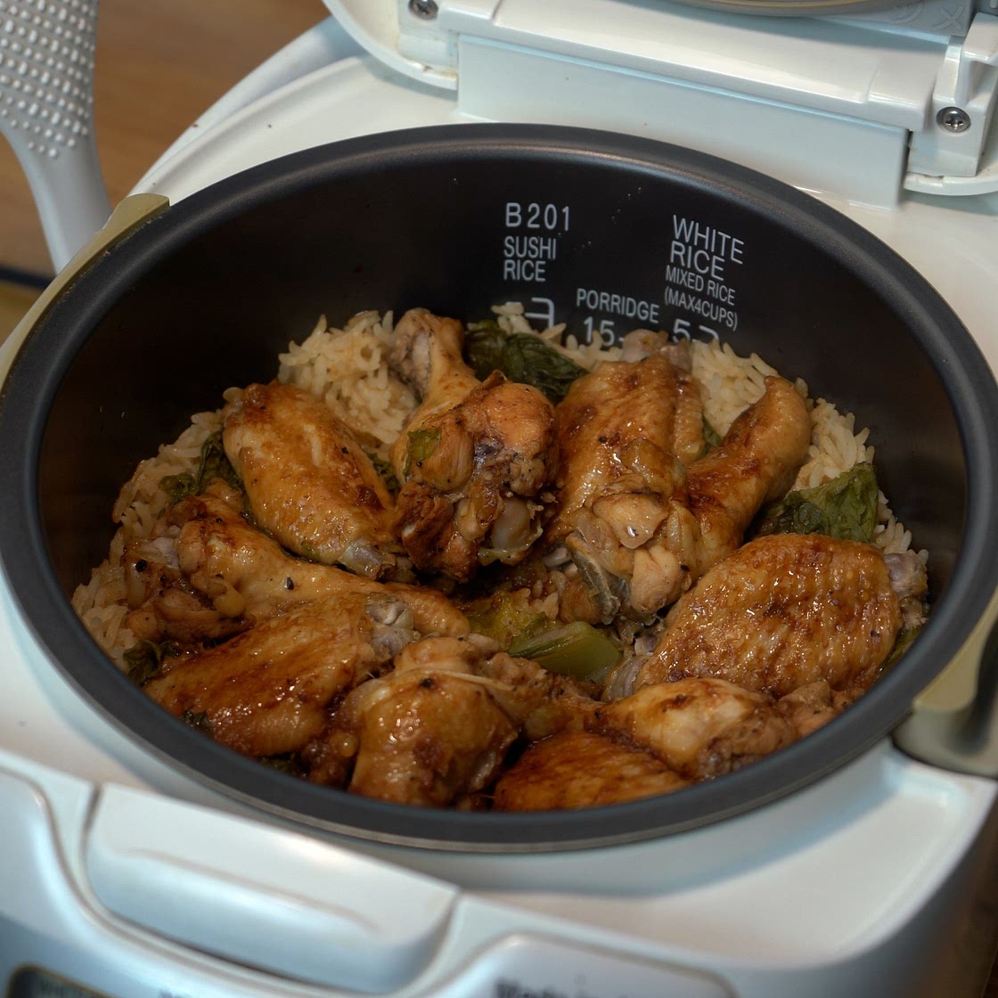 Rice Cooker Soy Garlic Wings