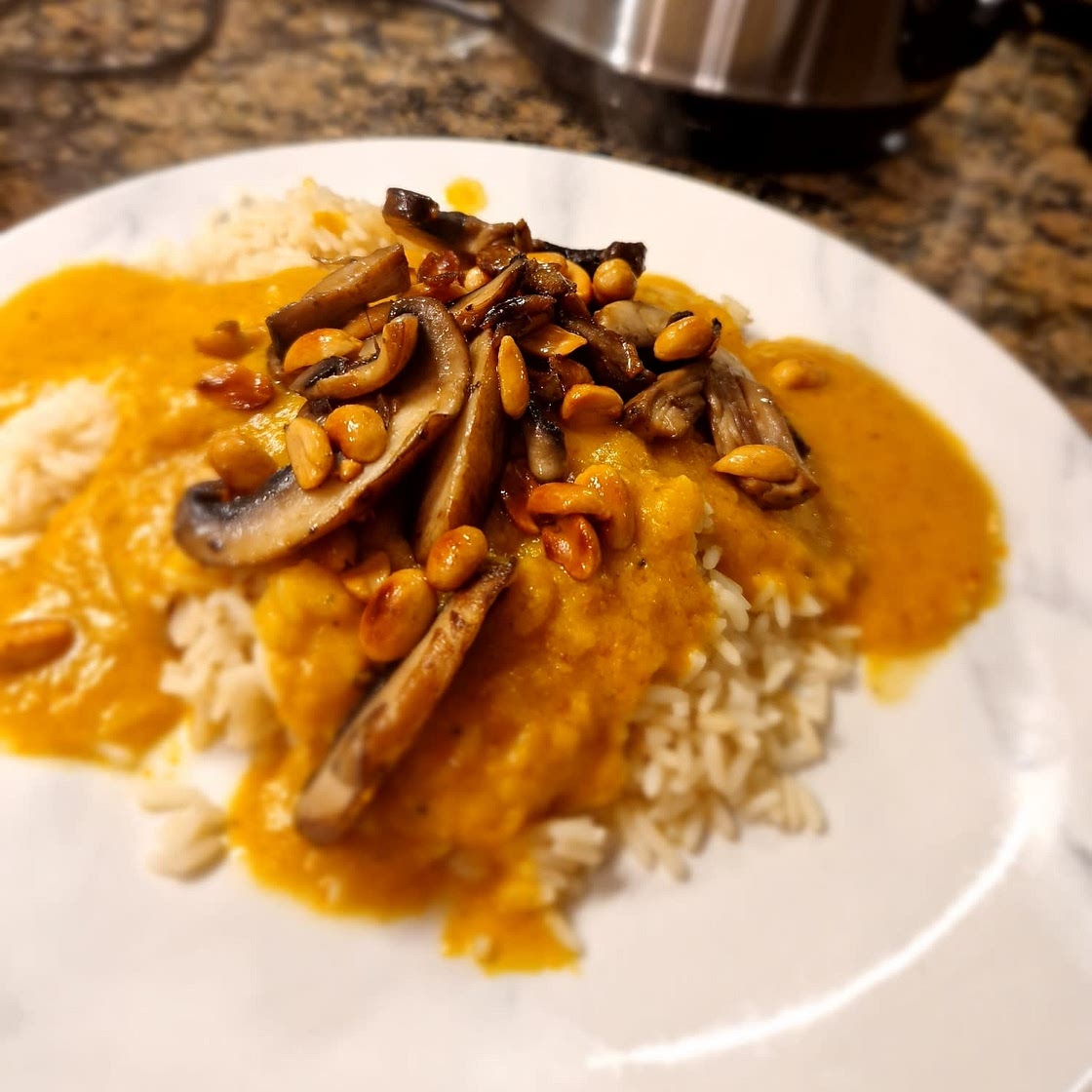 Thai Coconut Curry Butternut Squash Soup