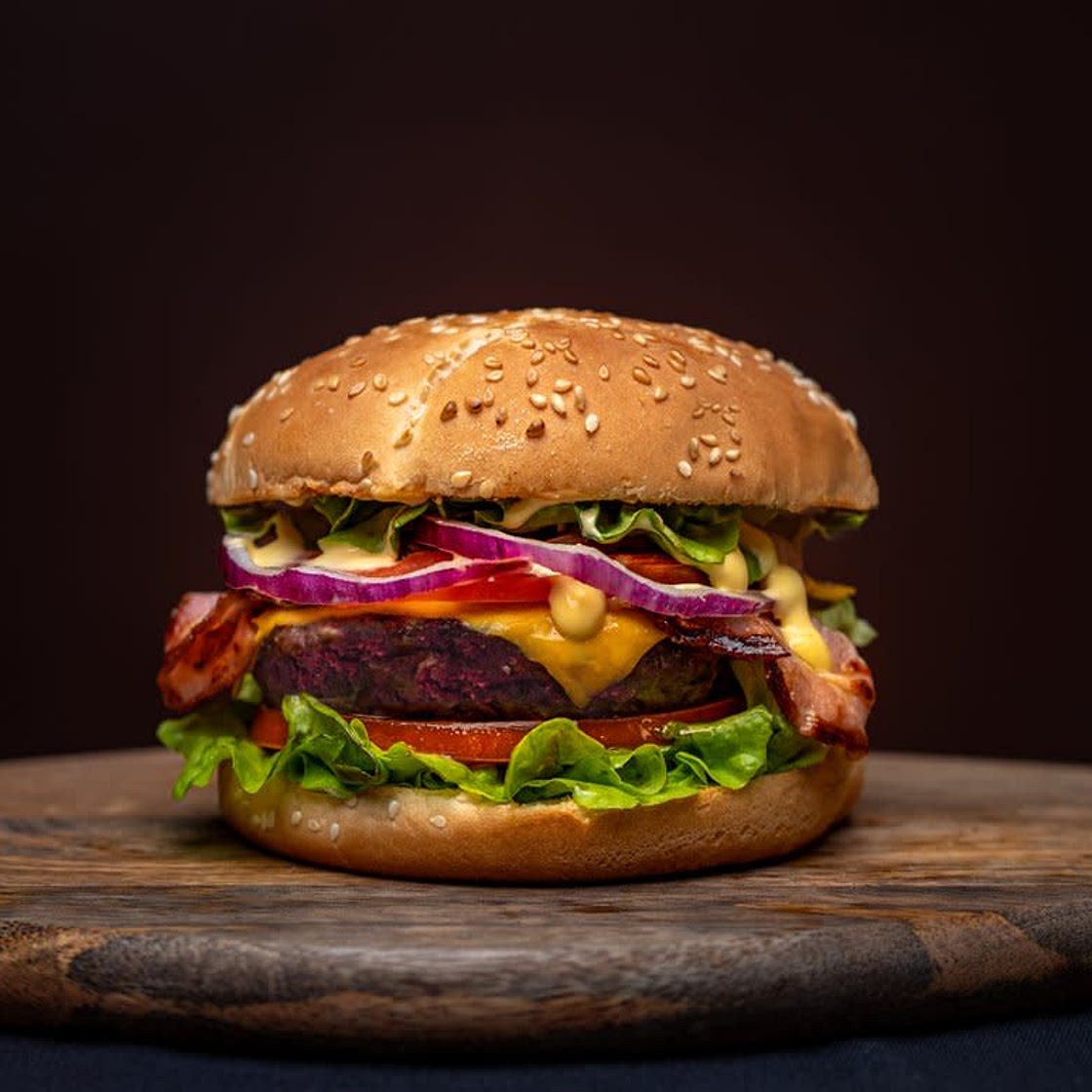 Homemade burger