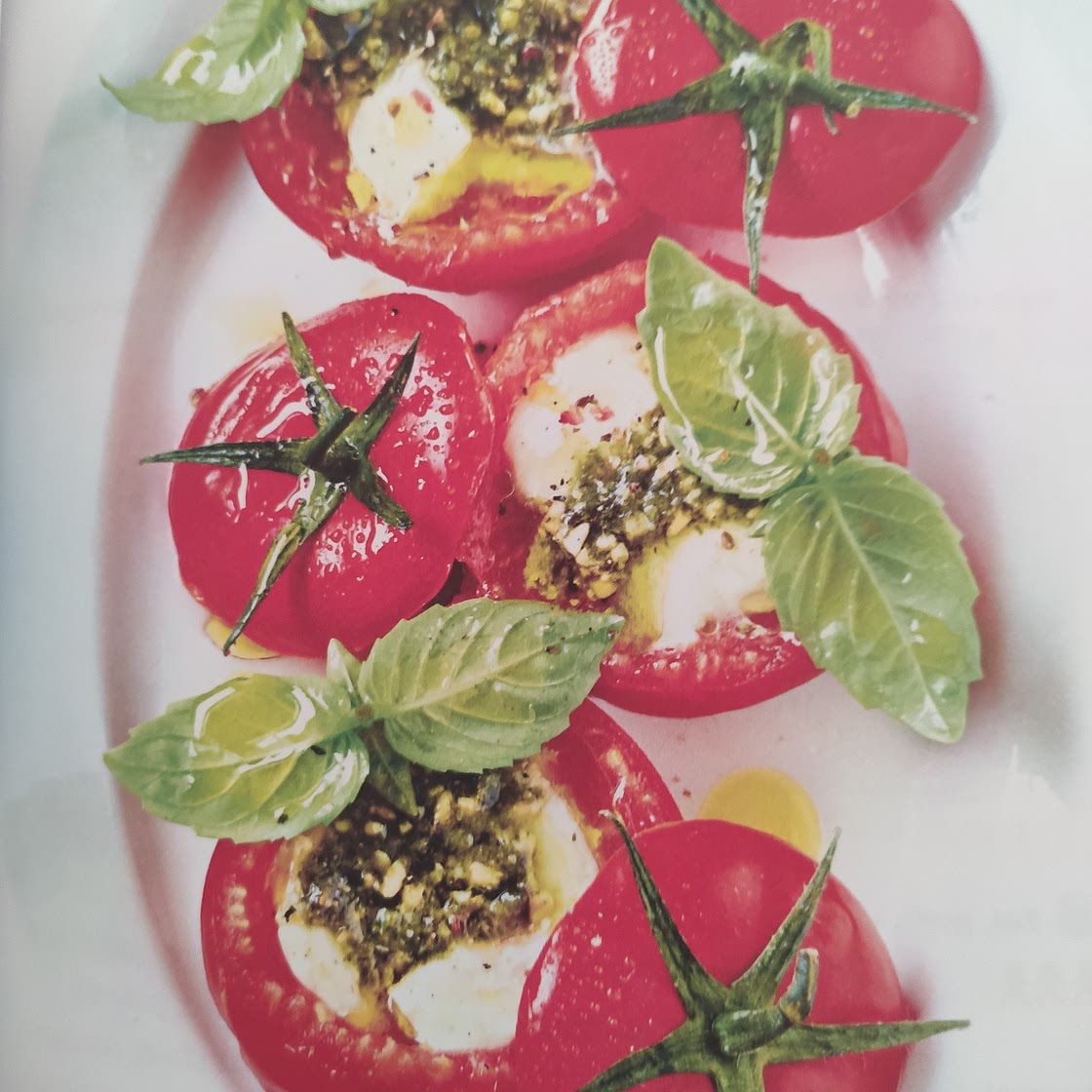 Tomates-mozza à la vapeur