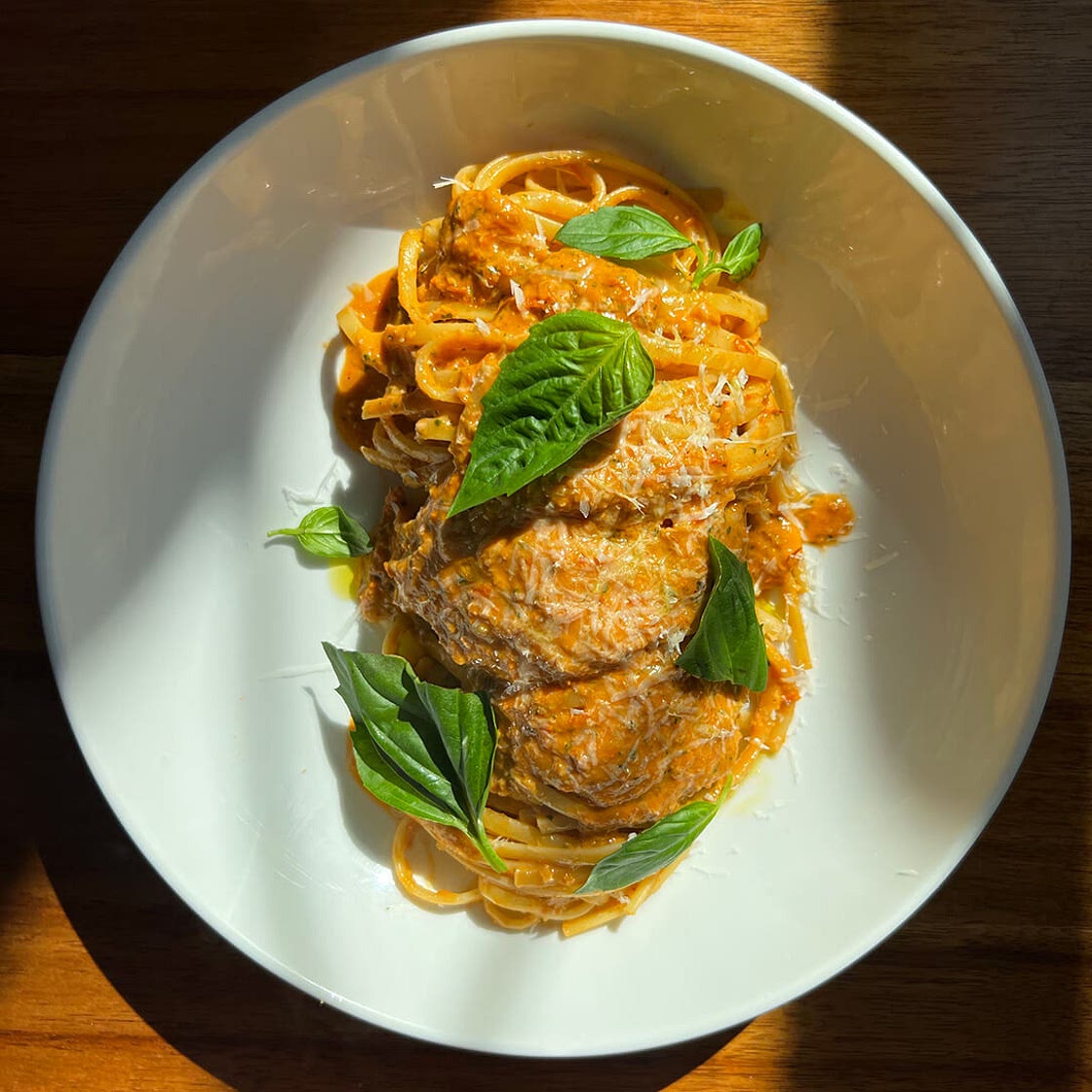 Roasted Pesto alla Trapanese