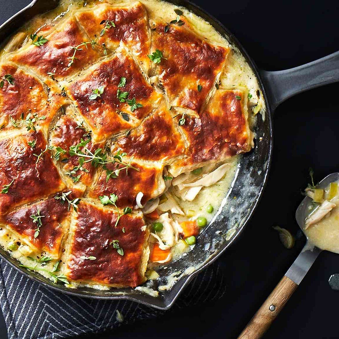 Mushroom and Leek Pot Pie
