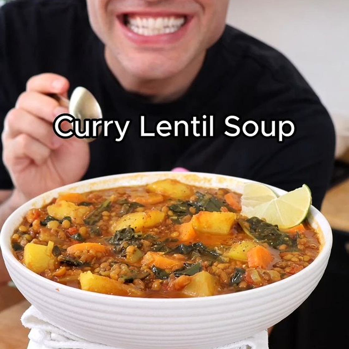 Curry Lentil Soup in 30 minutes