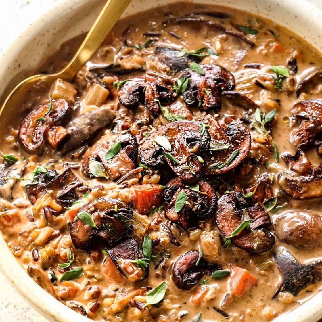Wild Rice Mushroom Soup
