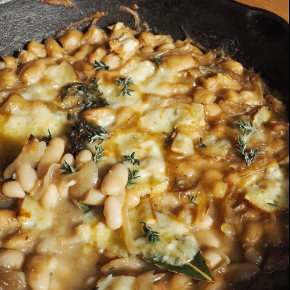 French Onion Beans