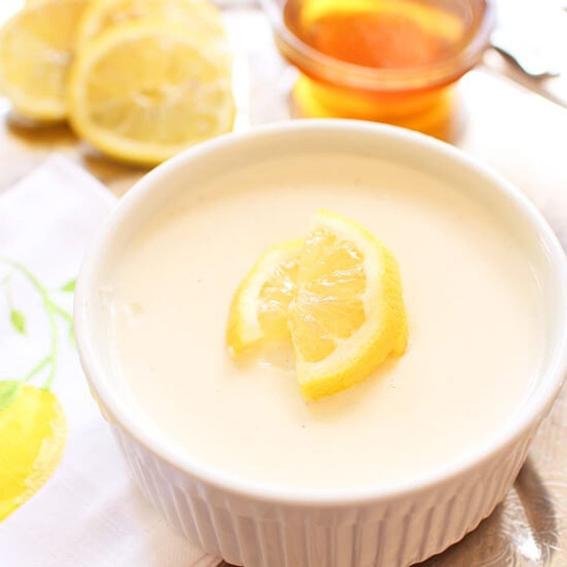 Honey Lemon Custard For One