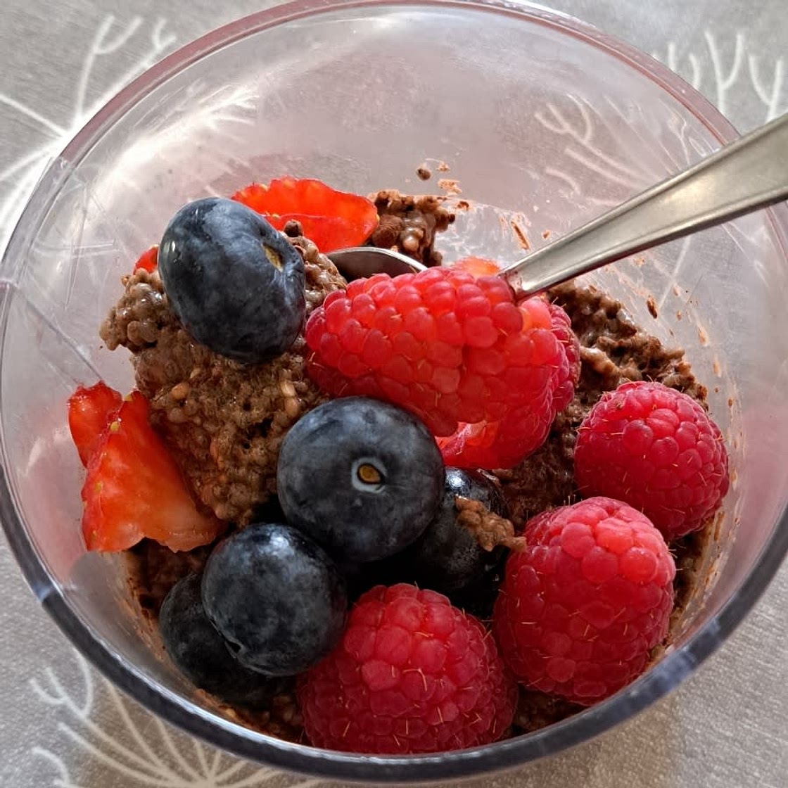 Overnight Chocolate Chia Seed Pudding