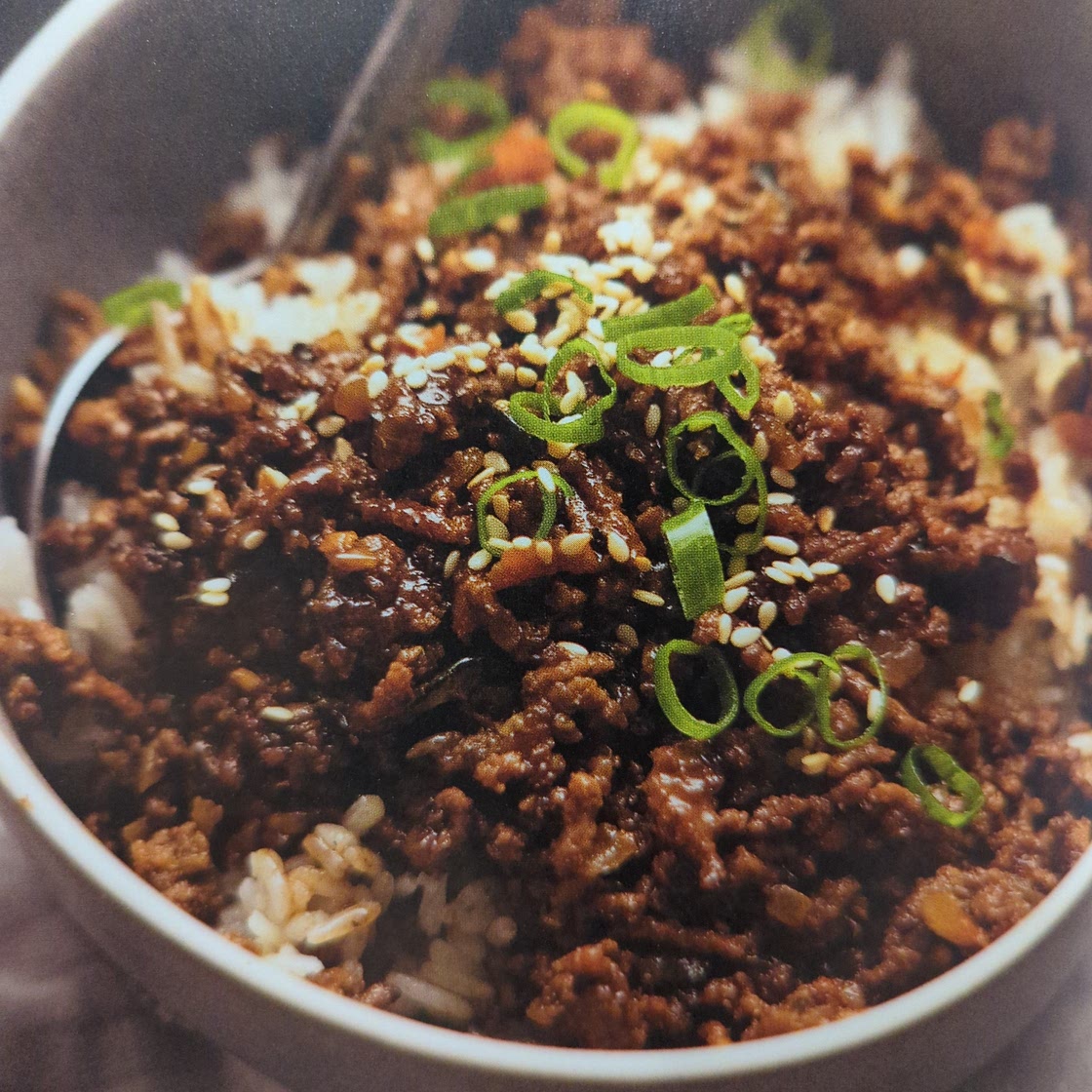 Teriyaki beef bowl