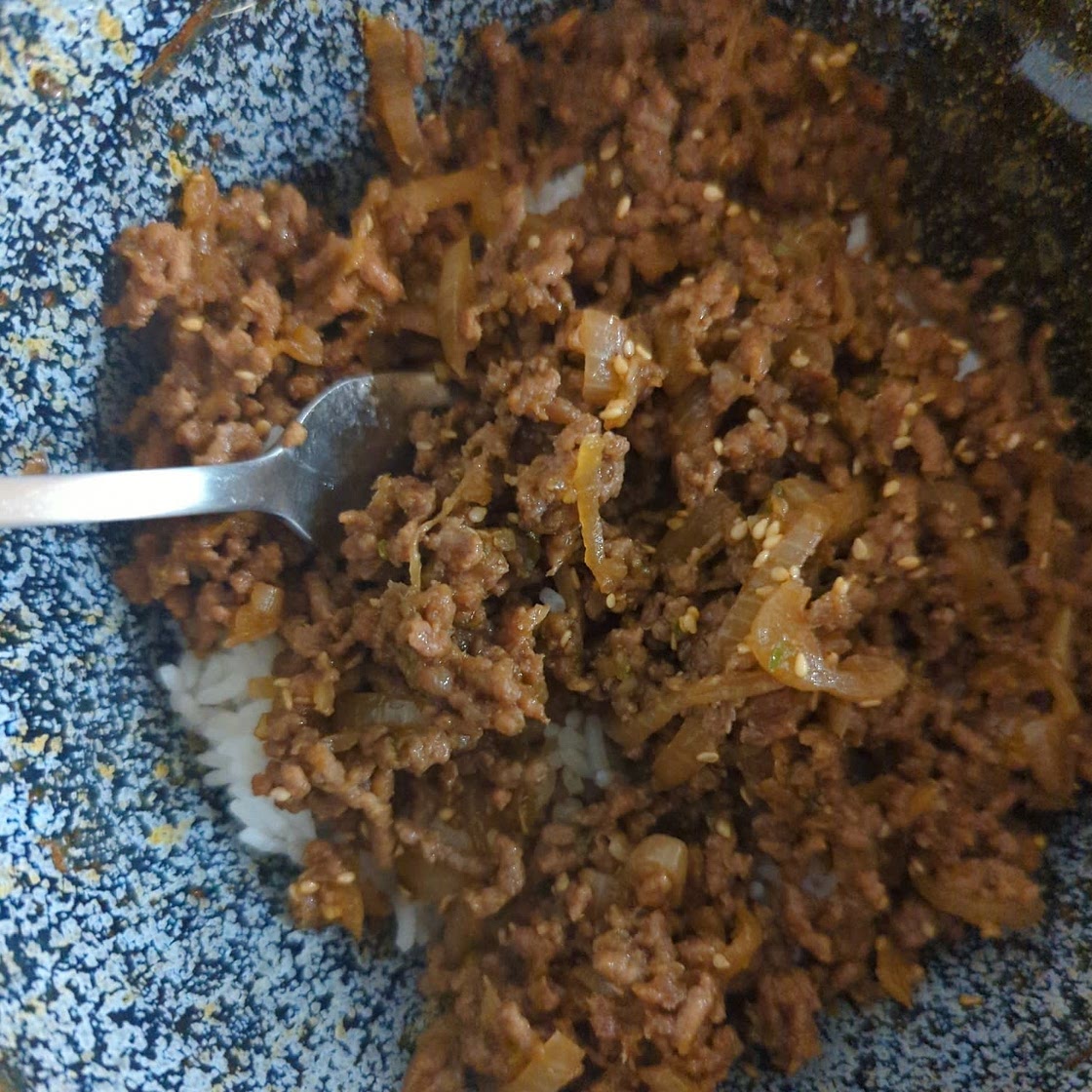 Teriyaki beef bowl