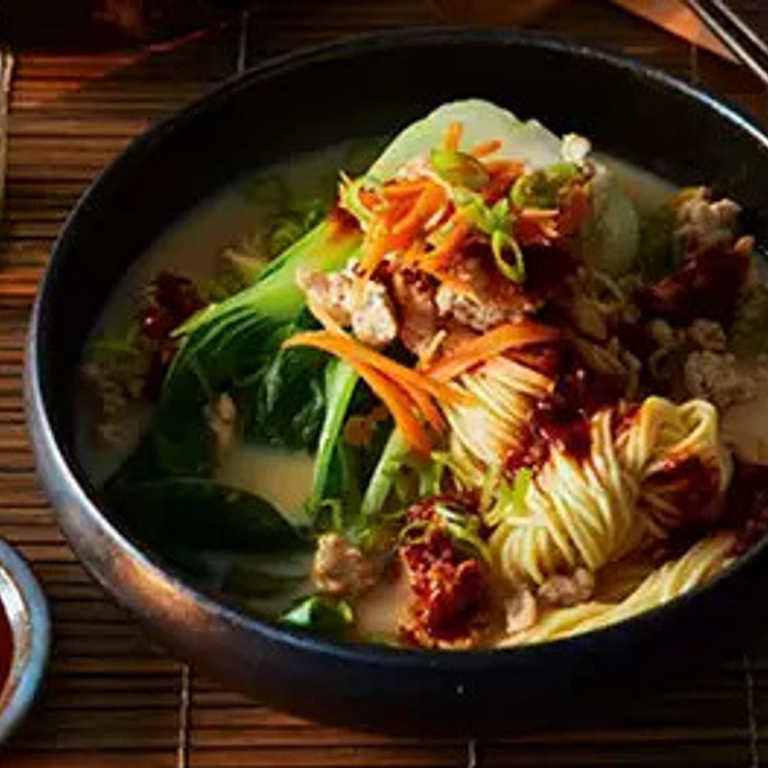 Chicken tantanmen ramen