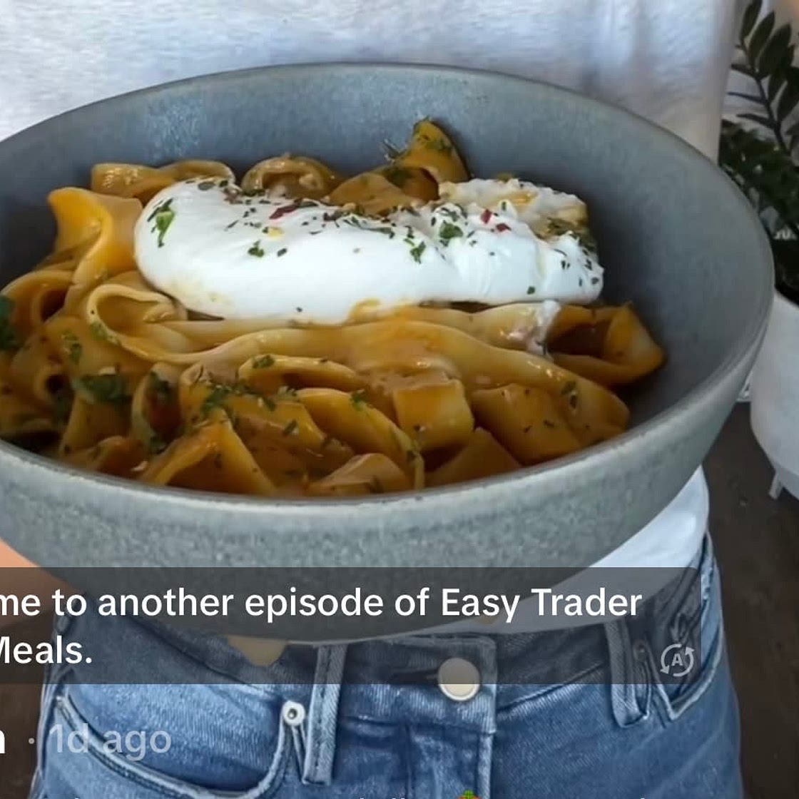 TJ - pumpkin and burrata pappardelle