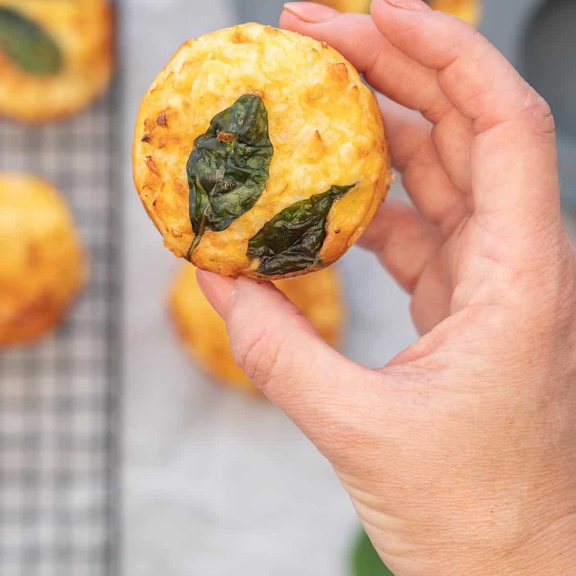 Breakfast Egg Muffins - Cauliflower Cheese
