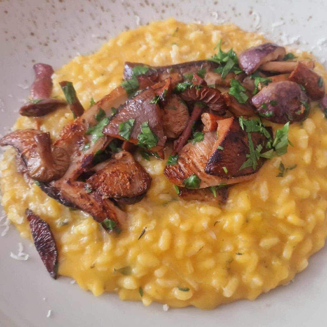 Butternut Squash Mushroom Risotto