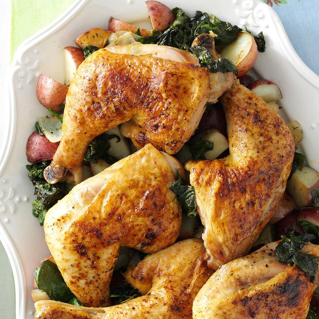Roasted Chicken & Red Potatoes