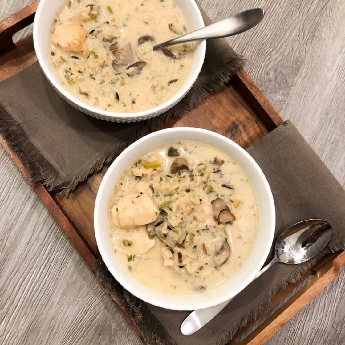 Chicken & Wild Rice Soup (Magnolia Table)