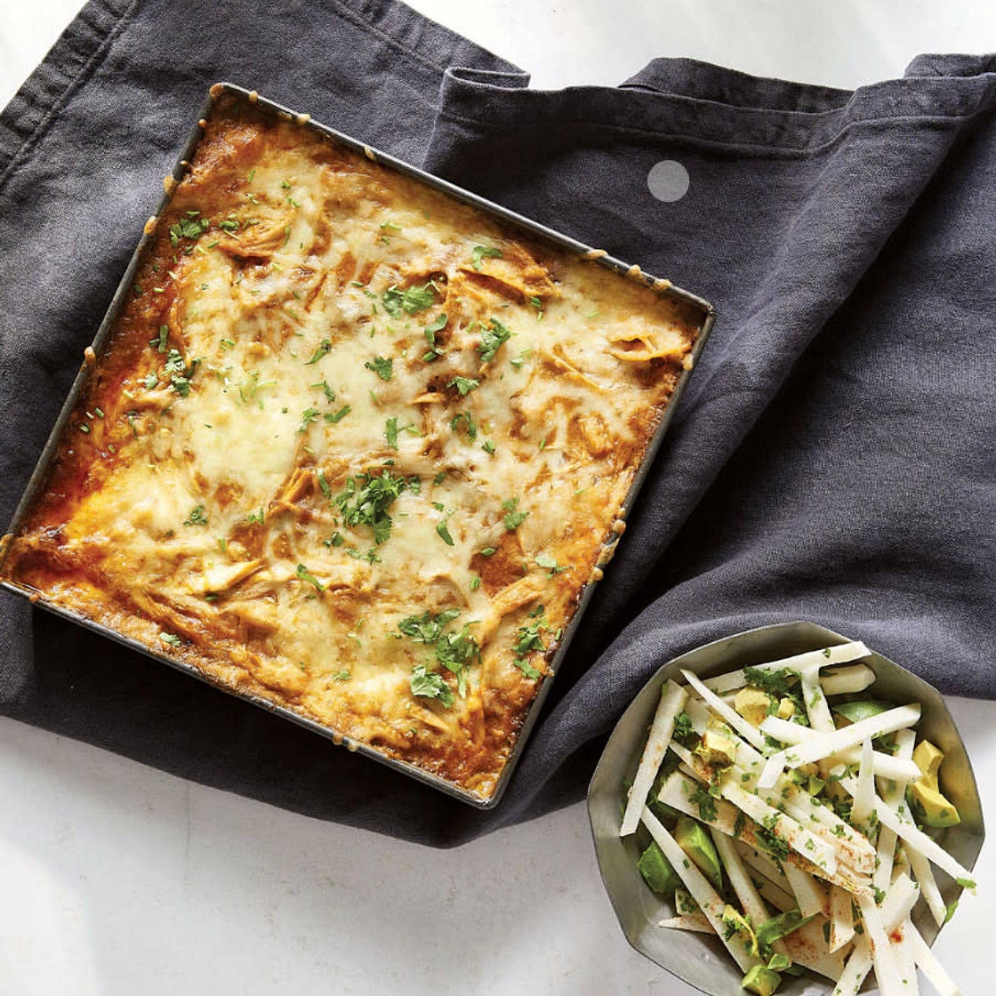King Ranch Chicken with Mexican-Style Jicama Salad
