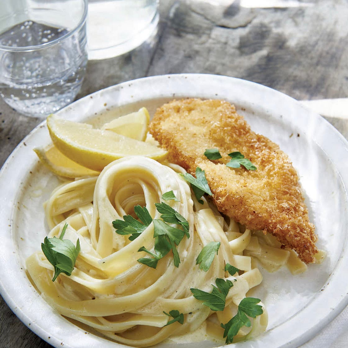 Mrs. Gail’s Chicken and Fettuccine Alfredo (Magnolia Table)