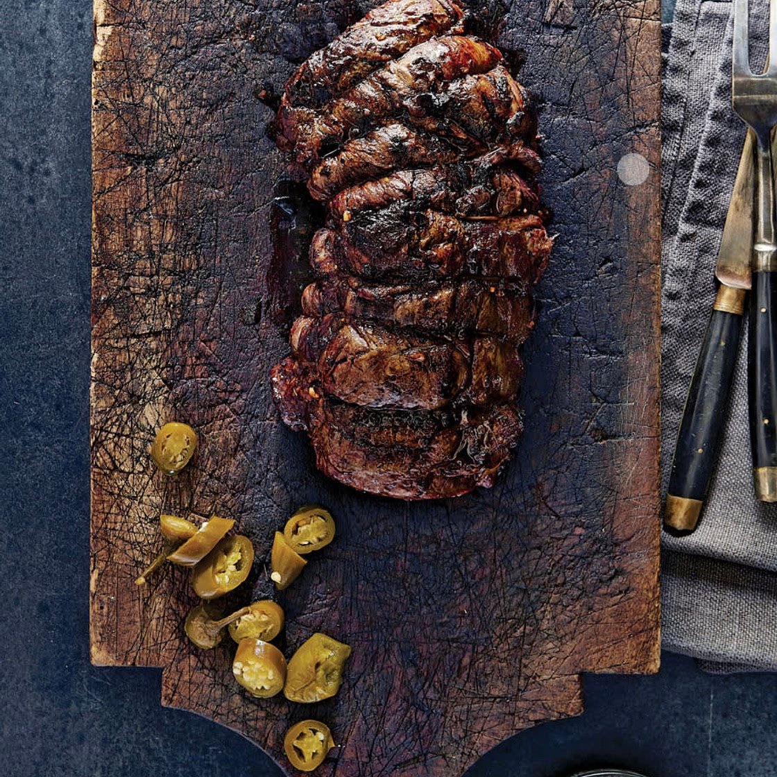 Beef Tenderloin with Pickled Jalapeño Sour Cream