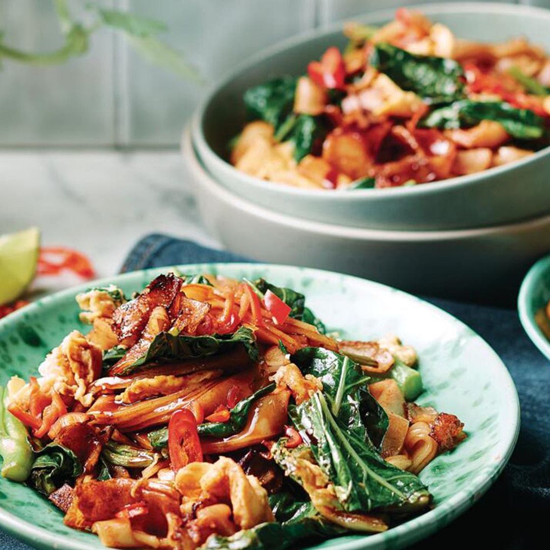 Vegetarian pad see ew