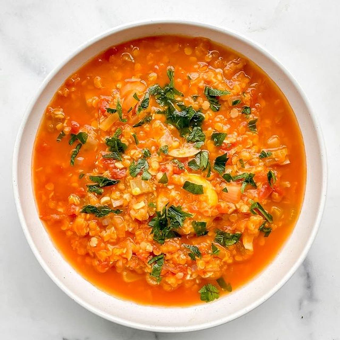 Red Lentil Lemon Soup