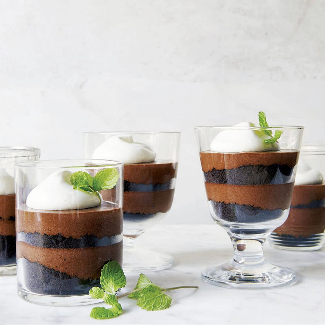 Mocha Trifle Cups (Magnolia Table)