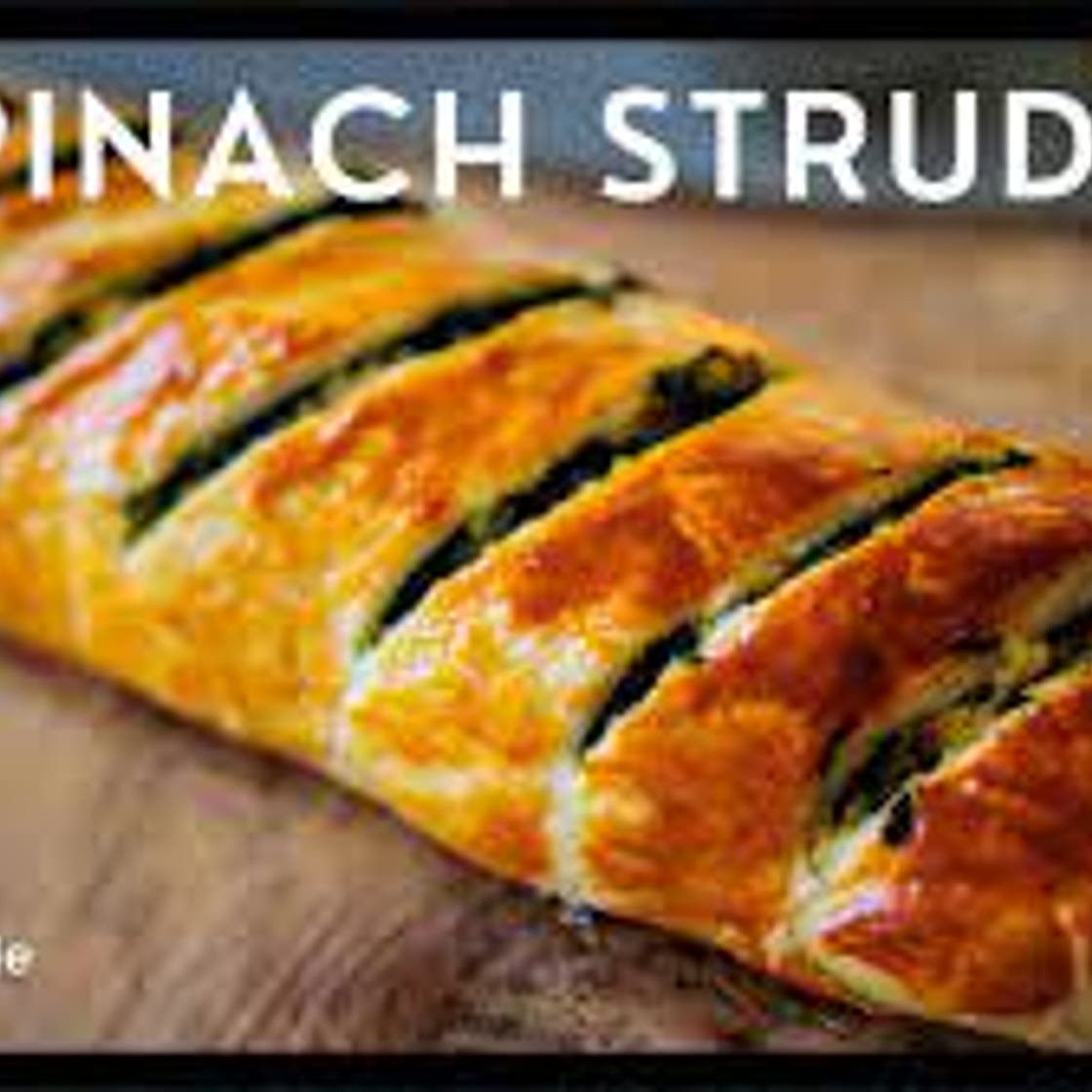 Savory Spinach Strudel