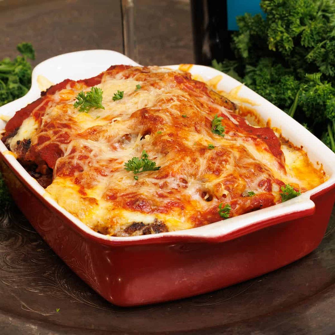 Mini Eggplant Parmesan
